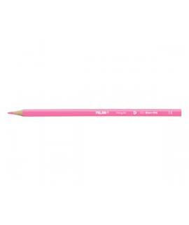 Milan Unicolor Lapices de Color Rosa - Triangular - Color Rosa