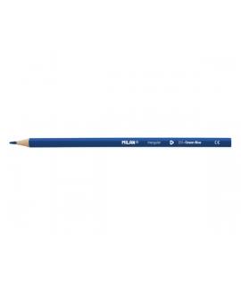 Milan Unicolor Lapices de Color Azul - Triangular - Color Azul