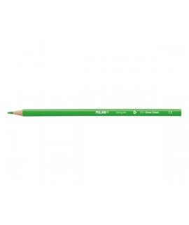 Milan Unicolor Lapices de Color Verde Claro - Triangular - Color Verde Claro