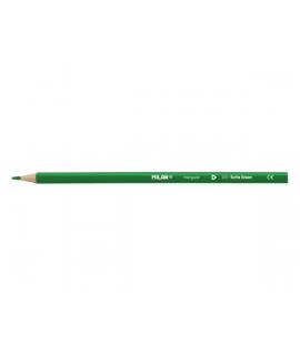 Milan Unicolor Lapices de Color Verde Oscuro - Triangular - Color Verde Oscuro