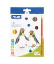 Milan Pack de 18 Lapices de Colores - Triangulares - Colores Surtidos