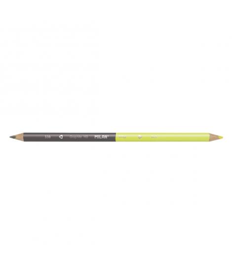 Milan Lapices Bicolor - Fosforito y Grafito - Triangulares - Colores Surtidos