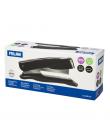 Milan Grapadora Metalica - Cuerpo de Plastico - hasta 20 Hojas - Base 14.5cm - Grapas 24/6 y 26/6 - Color Negro