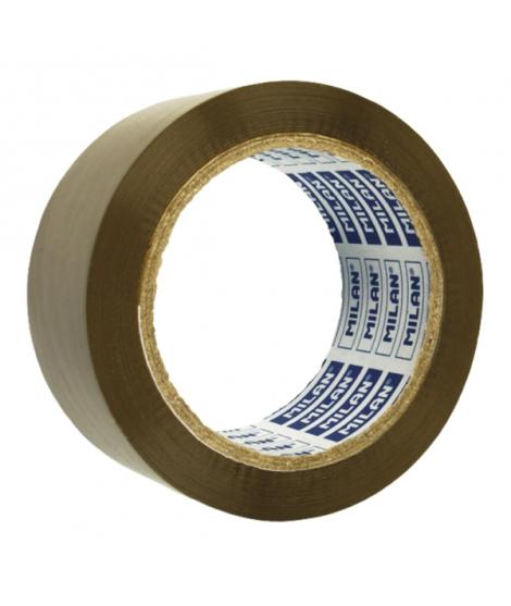 Milan Precinto de Embalaje - PP de Alta Resistencia - 50mm x 66m - Color Marron