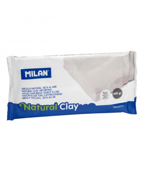 Milan Arcilla Natural - Seca al Aire - 400g - Color Blanco