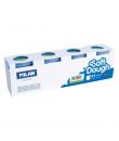 Milan Soft Dough Pack de 4 Botes de Pasta Blanda - 100% Vegetal - Moldeable - Sin Residuos - Colores Mezclables - 116g por Unida