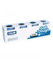 Milan Soft Dough Pack de 4 Botes de Pasta Blanda - 100% Vegetal - Moldeable - Sin Residuos - Colores Mezclables - 116g por Unida