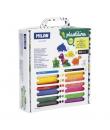 Milan Wild Life Pack de 12 Barritas de Plastilina de Colores - 100% Vegetal - Muy Moldeable - No Se Seca - Colores Mezclables - 