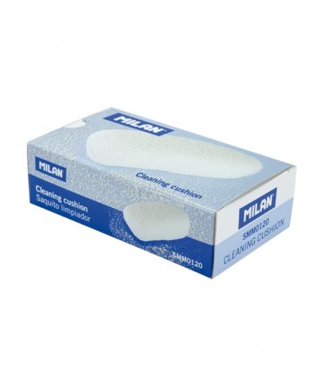 Milan Saquito Limpiador de Goma - 120g - Algodon Elastico - Color Blanco