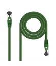 Nanocable Cable Red Latiguillo Cat.8.1 2Ghz LSZH SSTP AWG26 - Longitud 0.5m - Color Verde
