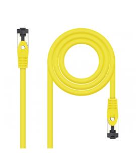 Nanocable Cable Red Latiguillo Cat.8.1 2Ghz LSZH SSTP AWG26 - Longitud 0.5m - Color Amarillo