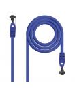 Nanocable Cable Red Latiguillo Cat.8.1 2Ghz LSZH SSTP AWG26 - Longitud 1m - Color Azul