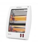 Orbegozo BP 5010 Estufa de Cuarzo - Potencia 800W - Seguridad Antivuelco - 2 Niveles de Calor - Reflector Protegido - Recogecabl