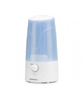 Orbegozo HU 2032 Humidificador Ultrasonico de 300mL/h - Potencia 25W - Deposito de 3L - Purifica y Neutraliza Malos Olores - Cau