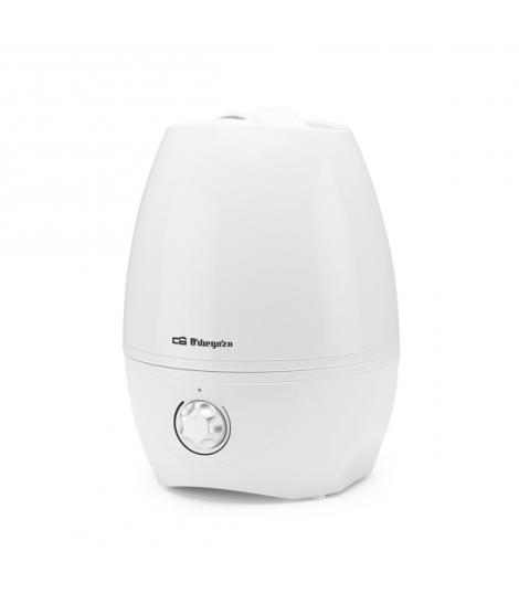 Orbegozo HU 2055 Humidificador 350mL/h - Potencia 30W - Deposito de 5L - Purifica y Neutraliza Malos Olores - Ajustable 360° - C