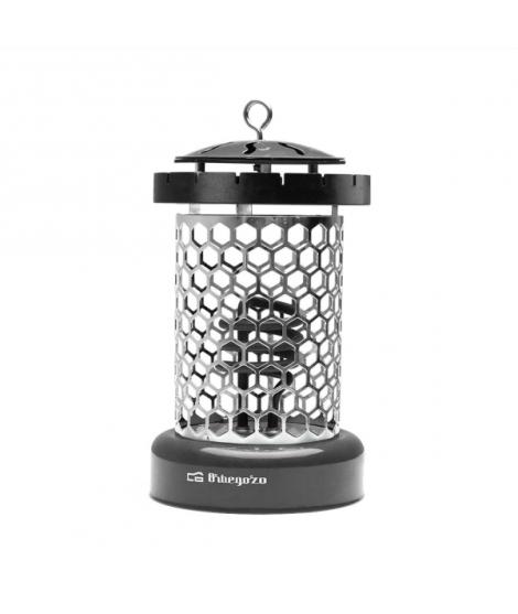 Orbegozo LO 8005 Estufa Electrica Compacta y Segura - Potencia 400W - Gancho Incorporado - Rejilla de Seguridad - 2 Niveles de C