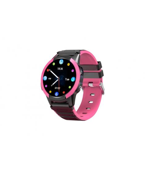Savefamily Reloj Inteligente Infantil Slim con GPS y Llamada - IPX7 - Camara Lateral - Pantalla IPS 1,28" - Color Rosa