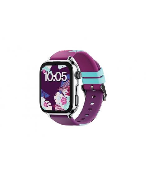 Savefamily Reloj Inteligente Infantil SaveWatch Plus 2 - Pantalla Amoled - Carcasa Plateada - Correa Silicona Maui
