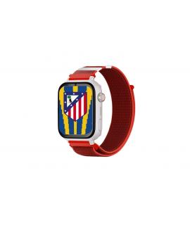 Savefamily Reloj Inteligente Infantil Savewatch Plus Edicion Atletico de Madrid con GPS y Llamada - Correa Tela Roja