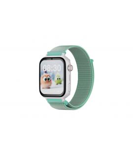 Savefamily Reloj Inteligente Infantil SaveWatch Plus con GPS y Llamada - IP67 - Boton SOS - Carcasa Blanca - Correa Tela Ocean