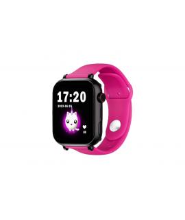 Savefamily Reloj Inteligente Infantil SaveWatch Plus con GPS y Llamada - IP67 - Boton SOS - Carcasa Negra - Correa Silicona Loll