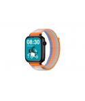 Savefamily Reloj Inteligente Infantil SaveWatch Plus con GPS y Llamada - IP67 - Boton SOS - Carcasa Negra - Correa Tela Naranja