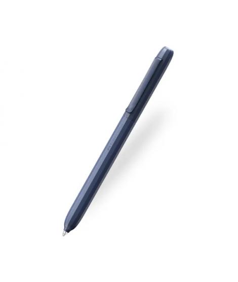 Faber-Castell Avori Boligrafo de Mecanismo Giratorio XB - 92% de Plastico Reciclado - Clip Metalico Solido - Color Azul Noche
