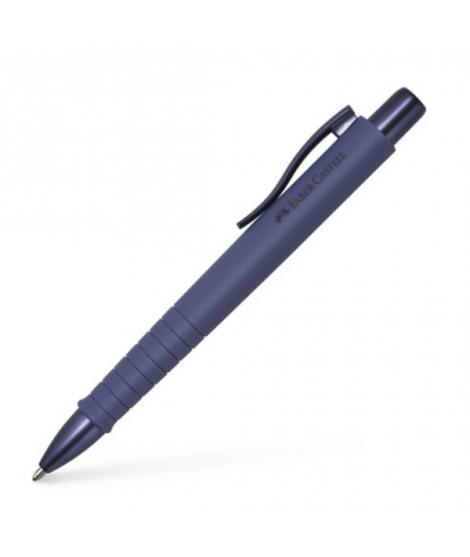 Faber-Castell Poly Ball Urban Limited Edition Boligrafo Retractil XB - Forma Triangular Ergonomica - Suave al Tacto - Color Azul