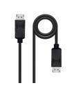 Nanocable Cable Displayport 1.4 CCS DP/M-DP/M - Longitud 2m - Color Negro