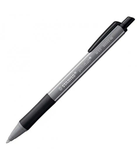 Stabilo Pointball Colorful Boligrafo Retractil - Trazo 0.5mm - Hecho con 87% Bioplastico - Grip Antideslizante - Recargable - Co