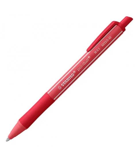 Stabilo Pointball Colorful Boligrafo Retractil - Trazo 0.5mm - Hecho con 87% Bioplastico - Grip Antideslizante - Recargable - Co