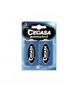 Cegasa Power Plus 2 Pack de 2 Pilas R20 D - Pilas Salinas para Aparatos de Bajo Consumo