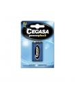 Cegasa Power Plus 2 Pack de 1 Pila 6F22 9V - Pila Salina para Aparatos de Bajo Consumo