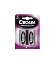 Cegasa Ultra Alcaline Pack de 2 Pilas LR14 C - Alta Tecnologia - Mas Capacidad, Potencia y Rendimiento