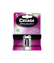 Cegasa Ultra Alcaline Pack de 1 Pila 6LR61 9V - Alta Tecnologia - Mas Capacidad, Potencia y Rendimiento