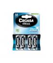 Cegasa Lithium Pack de 4 Pilas de Litio AA FR6 1.5V