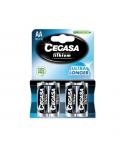 Cegasa Lithium Pack de 4 Pilas de Litio AA FR6 1.5V