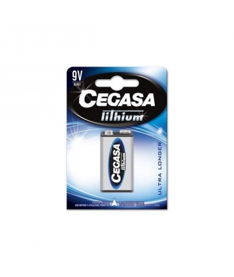 Cegasa Lithium Pack de 1 Pila de Litio 6LR61 9V