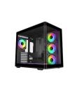 Cooler Master Elite 600 Caja Semitorre ATX/MicroATX/Mini-ITX - 4 Ventiladores 120mm RGB - Vista Panoramica - Doble Camara - Audi