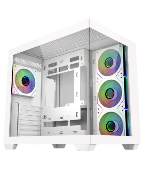 Cooler Master Elite 681 Caja Semitorre ATX/MicroATX/Mini-ITX - 4 Ventiladores 120mm RGB - Vista Panoramica - Doble Camara - Audi