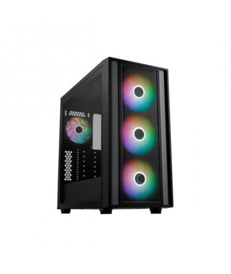 Cooler Master Masterbox 600 Caja Semitorre ATX/MicroATX/Mini-ITX - 3 Ventiladores 140mm RGB Frontales - 1 Ventilador 120mm RGB T