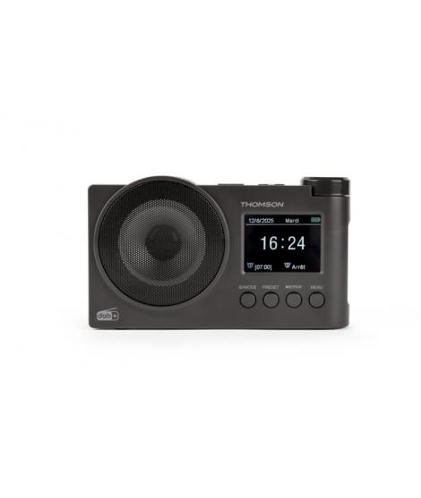 Thomson Radio FM DAB+ con Altavoz Bluetooth - 30 Memorias DAB+ y 30 Memorias FM - Actualizacion Automatica de Emisoras - Pantall