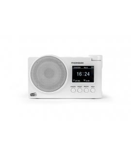 Thomson Radio FM DAB+ con Altavoz Bluetooth - 30 Memorias DAB+ y 30 Memorias FM - Actualizacion Automatica de Emisoras - Pantall