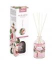 Prady Ambientador Mikado Rosas - Frasco de Cristal 100 ml y Varitas Difusoras