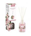 Prady Ambientador Mikado Rosas - Frasco de Cristal 100 ml y Varitas Difusoras