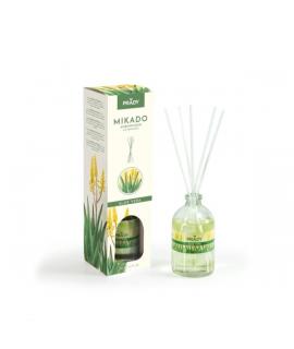 Prady Ambientador Mikado Aloe Vera - Frasco de Cristal 100 ml y Varitas Difusoras