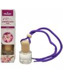 Prady Ambientador Coche Lily - Frasco de Cristal 6 ml y Cuerda para Espejo Retrovisor