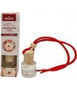 Prady Ambientador Coche OUD & Rose - Frasco de Cristal 6 ml y Cuerda para Espejo Retrovisor