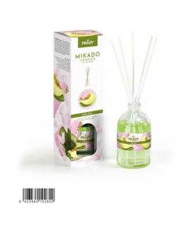 Prady Ambientador Mikado Melon - Frasco de Cristal 100 ml y Varitas Difusoras