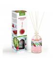 Prady Ambientador Mikado Sandia - Frasco de Cristal 100 ml y Varitas Difusoras